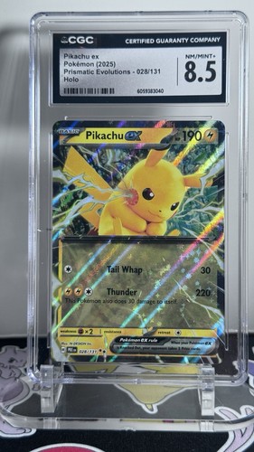 Pikachu ex graded CGC 8.5 for sale on eBay