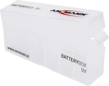 ANSMANN Battery Case for 6x 9V Rechargeable Batteries - Batterybox Storage Case