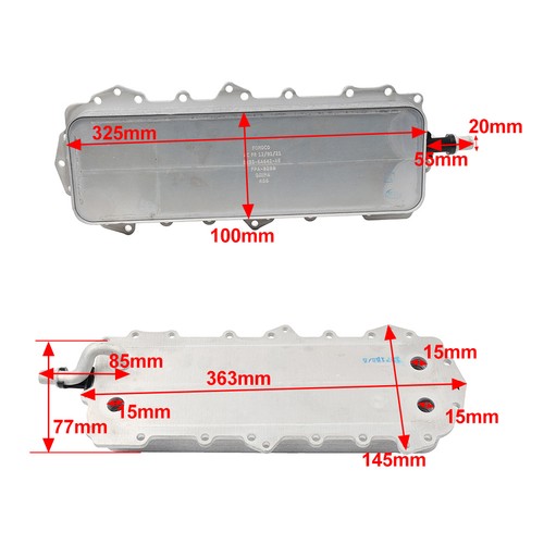 Enfriador de aceite de motor para Land Rover Discovery Range Rover para Jaguar XF XJ XK aluminio - Imagen 12 de 12