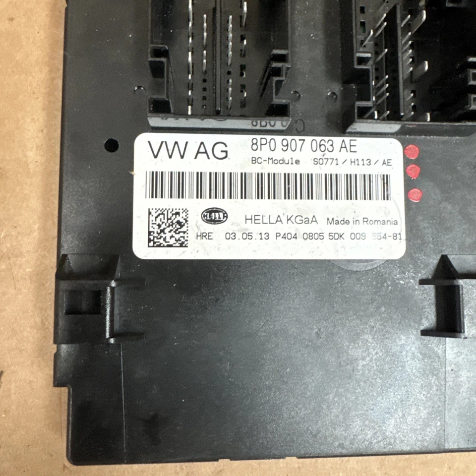 2014 2015 AUDI R8 Bcm Computer Onboard Supply Control Module Power Unit Oem 2625 - Image 2 of 4