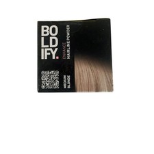 BOLDIFY Hairline Powder Root Touch Up Hair Color Medium Blonde .14oz