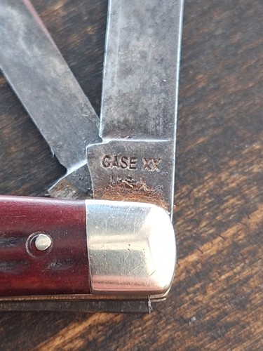 CASE XX USA-  64052 -  RED BONE - CONGRESS - 1965-1969 VINTAGE KNIVES - Picture 2 of 13