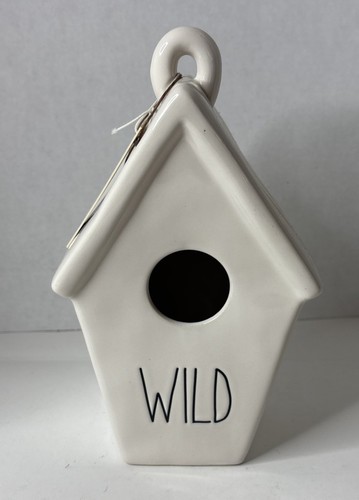 Ray Dunn Wild Birdhouse Ceramic, New 5x9 Gloss White. Beautiful. - Picture 1 of 7
