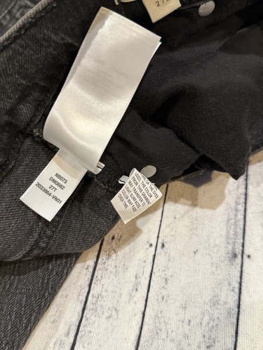 Madewell The Mid Rise Perfect Vintage Jean Lunar Wash Black NB073 27 TALL - Picture 5 of 6