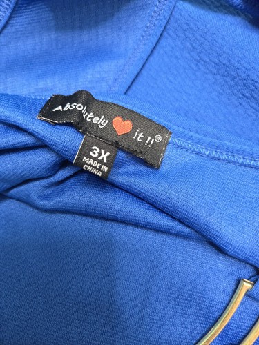 Abito donna Absolutely It blu senza maniche taglia 3X - Foto 4 di 5