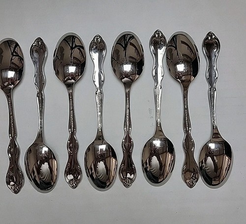 50 Pieces 1847 Rogers Bros Stainless Cotillion Flatware Lightly Used - Picture 6 of 19