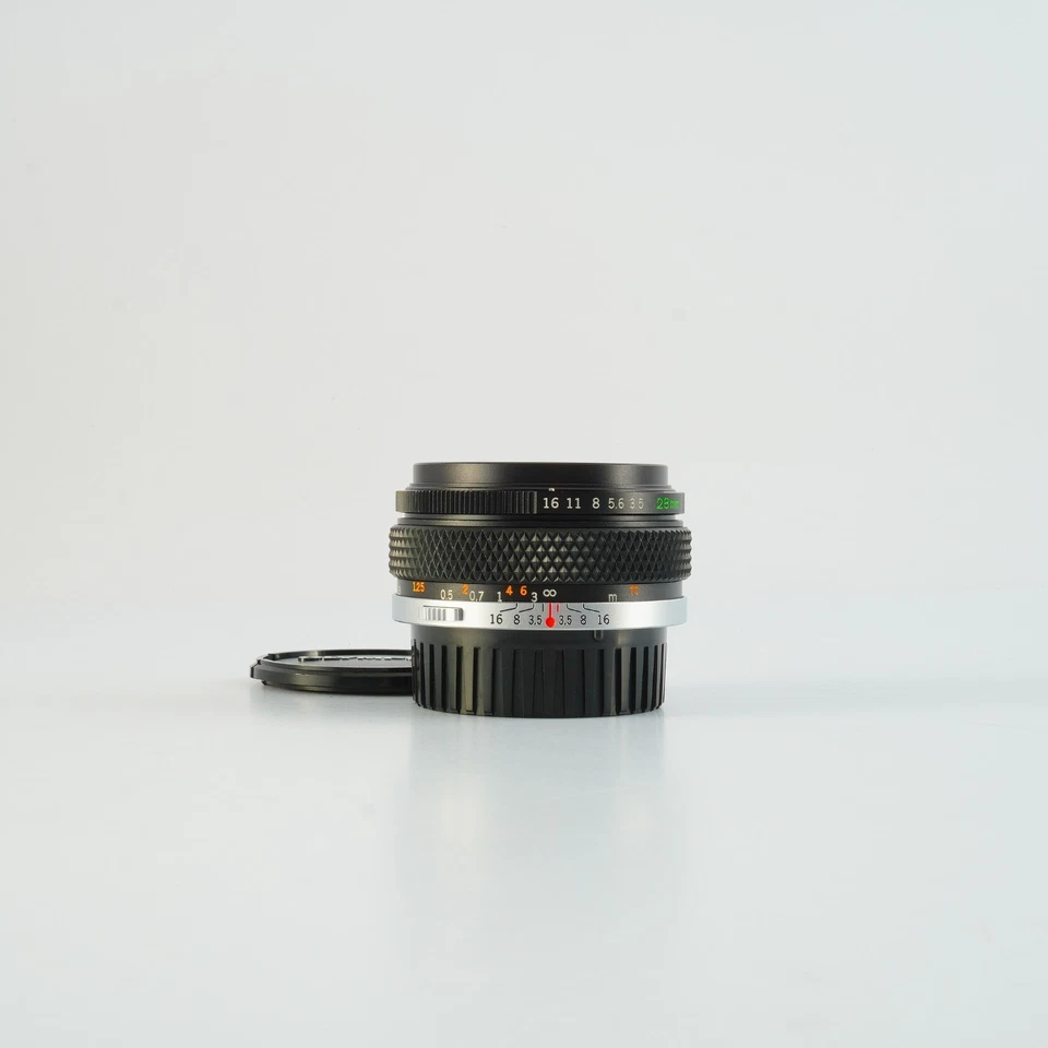 Excellent Objectif Prime Olympus Om-System G.Zuiko Auto-W 28Mm F/3.5 - Photo 1/4