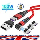 Chargeur de câble USB 3 en 1 à charge magnétique rapide 3A téléphone type-C micro USB IOS