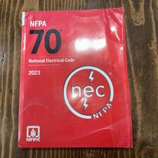NFPA 70 National Electrical Code NEC 2023 Edition Paperback Free Shipping USA