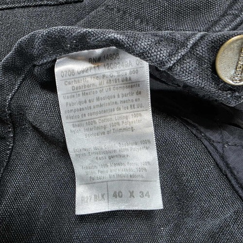 Babero Carhartt R27 forrado con edredón lavado aislado 40 X 34 - Imagen 19 de 22