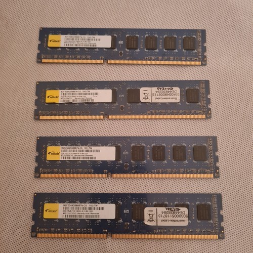 4x Elixir 2GB DDR3 Desktop RAM Memory Stick (M2F2G64CB88B7N-CG) - Picture 2 of 3