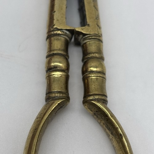 Antique Early Georgian Brass Nutcrackers c 1800 Christmas Nut - Picture 16 of 24