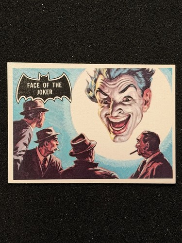 1966 Topps Batman Black Bat #9 Face of the Joker — Raw