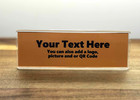 Personalised Desk Plaque Name Plate Custom Plaque Work Office Home - Cream
