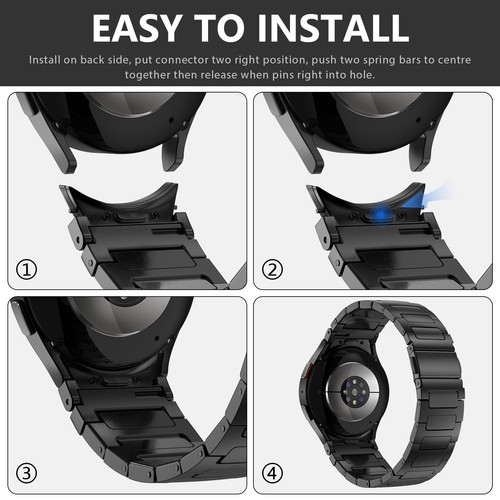 No Gap Metal Bands for Samsung Galaxy Bands 7/6/5/4/FE 44mm 40mm,Galaxy 6 Ban... - Picture 8 of 8