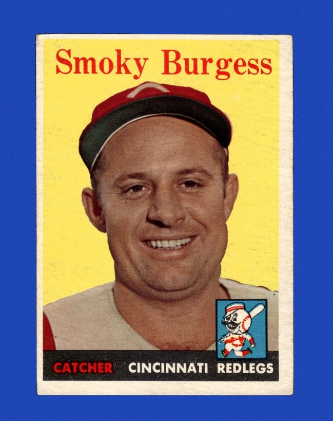 1958 Topps Set-Break # 49 Smoky Burgess VG-VGEX *GMCARDS*