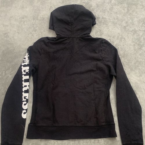 Juicy Couture Hoodie Heiress XL Faded Black Full Zip Jeweled Jacket Y2K Vintage - Picture 12 of 12