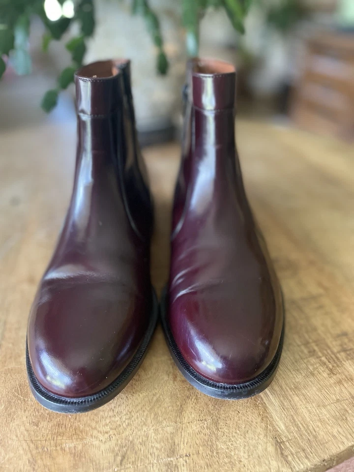 Zapatos de vestir Bostonian First Flex Oxford de cuero negro para hombre talla 8 Foto 2 de 4