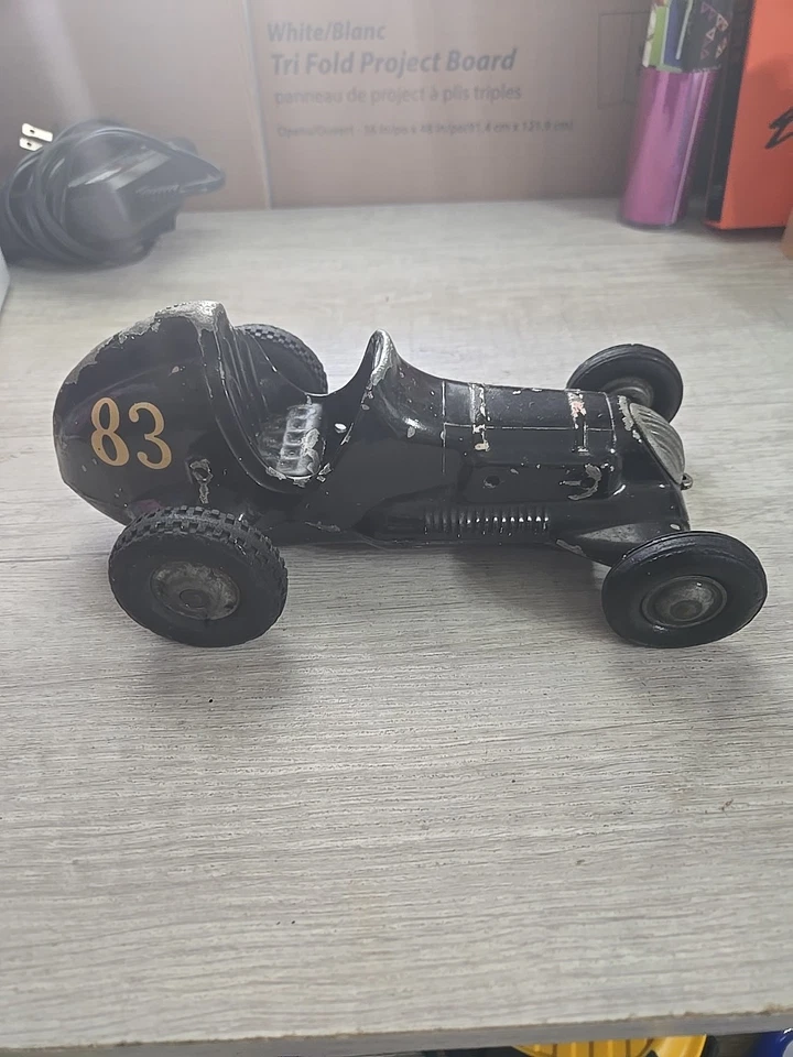 S22B Rare Tether Car 1950's Roy Cox Thimble Drome Champion # 83 Black Original - Image 2 of 4