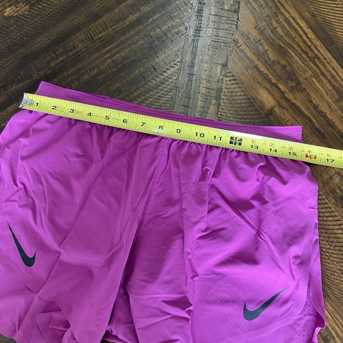 Men's Nike AeroSwift Dri-FIT 4” Running Shorts Medium FN3352-518 Hot Fuchsia $90 - Picture 4 of 12