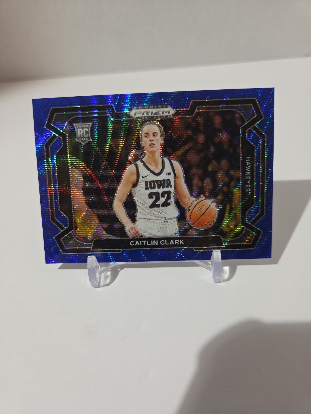 2024 Panini Prizm Draft Picks - Caitlin Clark #57 Blue Wave Prizm /249 (RC)