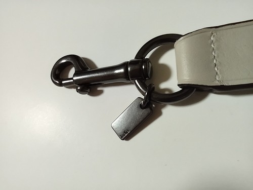 Coach Trigger Snap Bag Charm Keychain Ring Attachment F49314 Gun Metal Gray - Bild 4 von 5