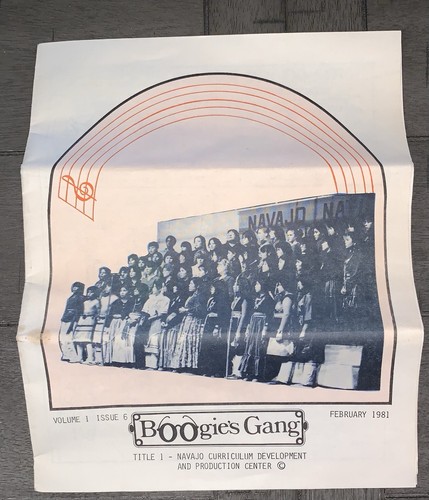 H6 1981 BOOGIE’S GANG NAVAJO REZ CURRICULUM DEVELOPMENT MONTHLY LETTER MAGAZINE - Bild 1 von 21