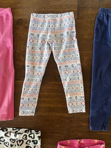 Little Girls Size 4T Leggings Lot/Bundle Of 7 - Picture 7 of 9