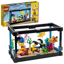 LEGO CREATOR 3/1 Fish Tank 31122 RETIRED 2022 Treasure box Easel NIB Collector