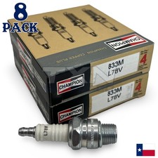 Champion 833M Marine Spark Plug L78V - 8 Pack