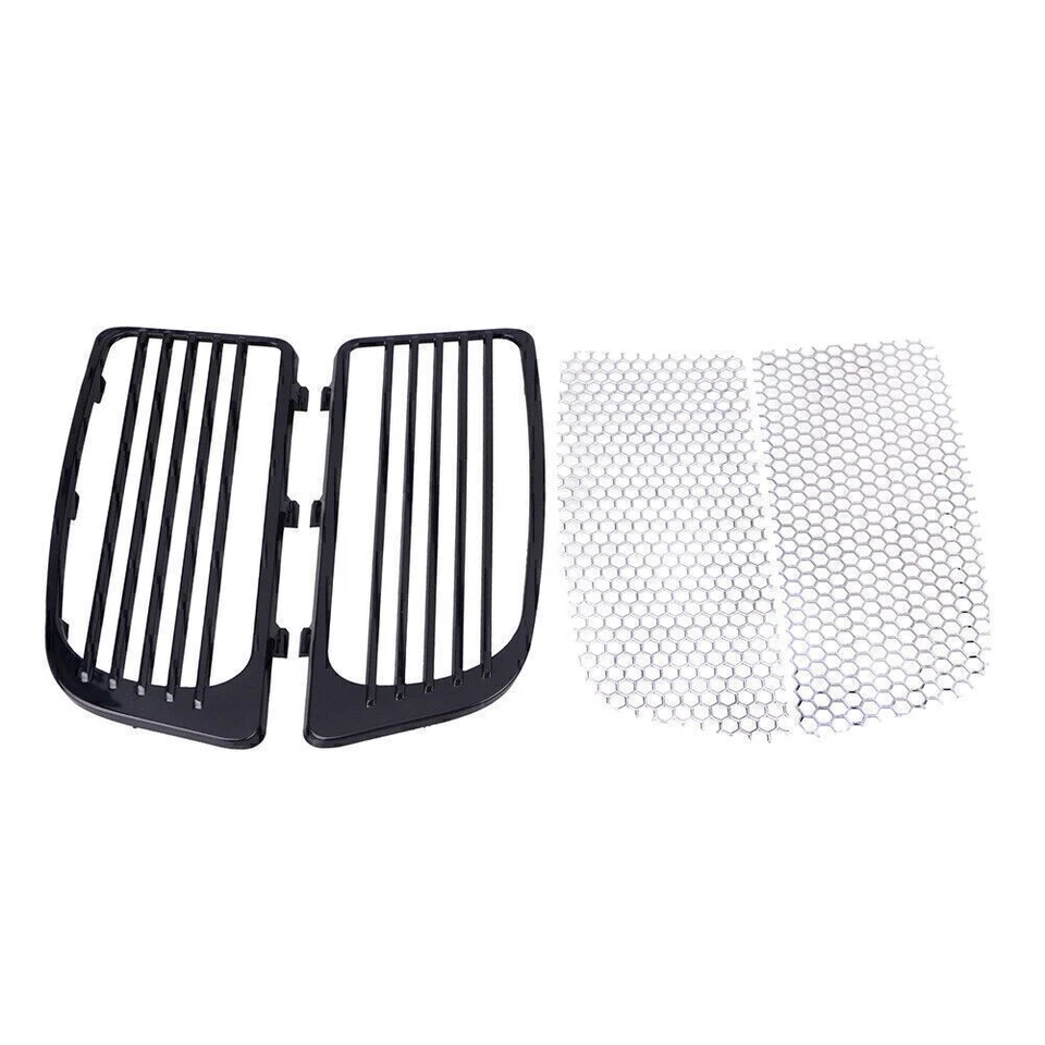 Parrillas y pantallas de radiador negras FLHTKL para Harley Electra Glide Low Ultra Limited Foto 2 de 4