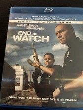 End of Watch Blu-ray+DVD Jake Gyllenhaal Michael Pena like new