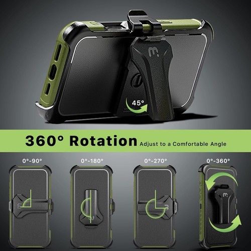 M MYBAT PRO Maverick Series für iPhone 16 Pro 16 Max, Army Green - Bild 6 von 7