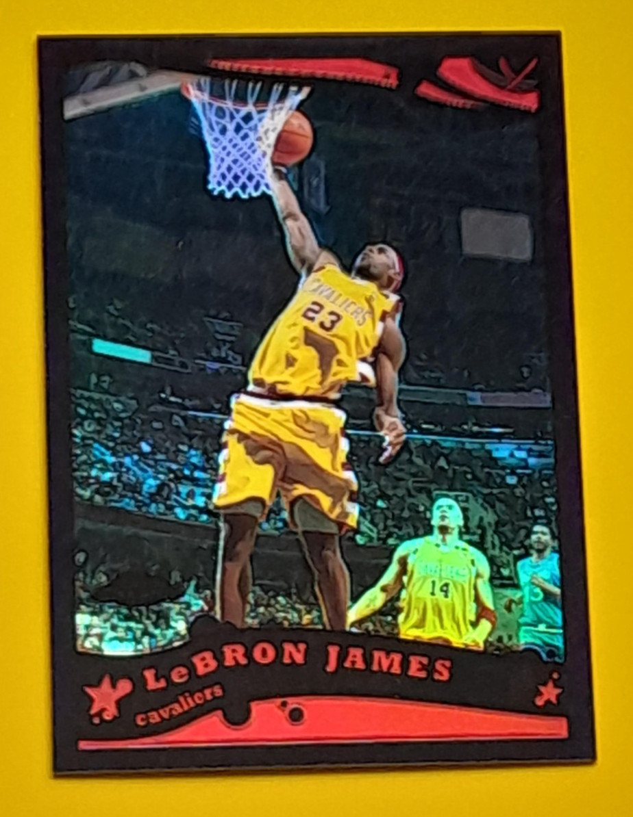 LeBron James 2005-06 Topps Chrome Black Refractor 192/399!! Sweet 3rd Year Bron!