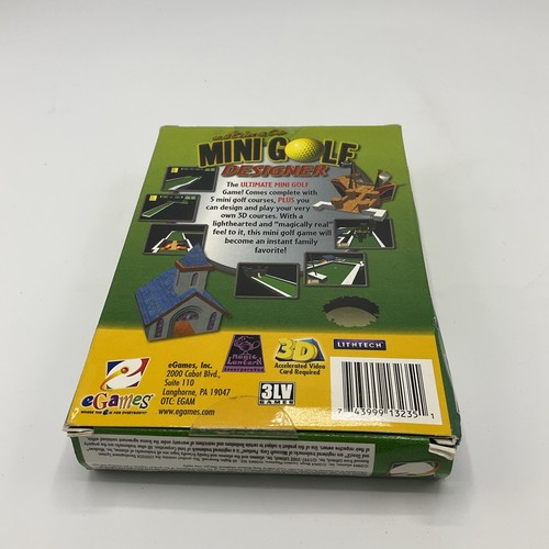 Ultimate Mini Golf Designer con Mini Golf Master 2 (PC, 2004) sellado - Imagen 2 de 4