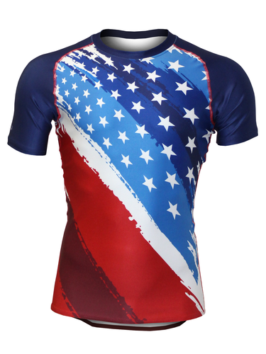 The U.S.A. Camicia a compressione Pledge - Foto 3 di 19