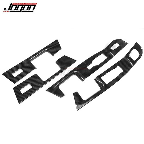 Cubiertas de panel de botones interruptor elevador de ventana de carbono para Ford F150 Raptor 2021-23 - Imagen 13 de 15