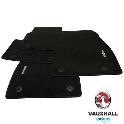 Vauxhall Zafira Genuine Zafira C Tourer Velour Black Tailored Carpet Mat Set UKC