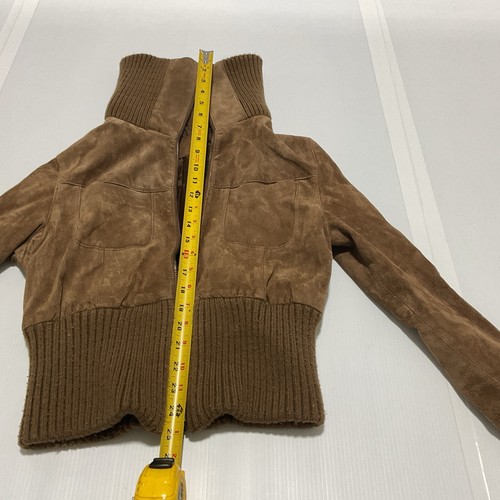 Damen Sportswear Leder Bomberjacke Größe unbekannt weiter Ausschnitt - Bild 2 von 10