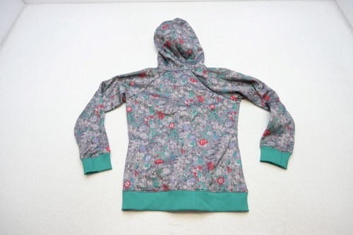 Burton Fleece Full Zip Hoodie Sweater Floral Performance Girls Size Medium - Picture 6 of 6