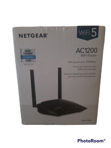 NETGEAR Ac1200 Dual Band WiFi Router Model R6120