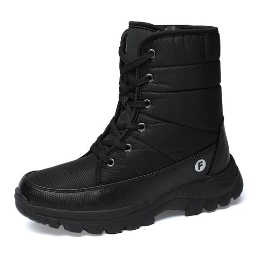 Herren Winter Outdoor Dicke Plüsch Schneestiefel Wasserdicht Warmhalten Wanderschuhe - Bild 2 von 21