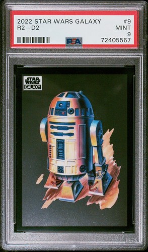 2022 Topps Chrome Star Wars Galaxy #9 R2-D2 REFRACTOR PSA 9 MINT - Bild 1 von 2