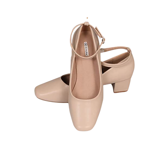 Low Chunky Heels Womens Mary Jane Dress Shoes Square Toe Ankle Strap Pumps - Picture 2 of 6