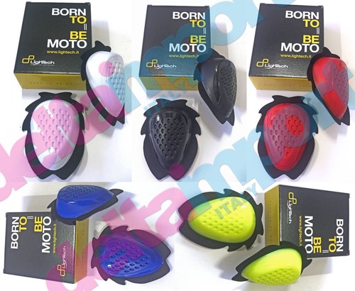 Pair 2 Soap Lightech Dropper Protections Motorcycle Suit Knee Sliders - Picture 1 of 6