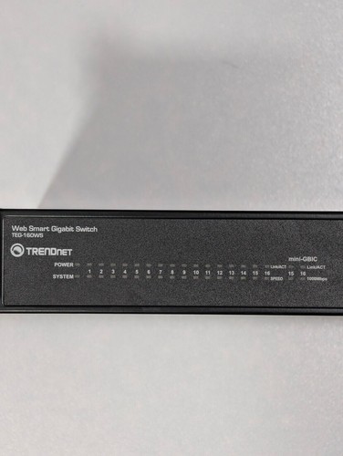 TRENDNET TEG-160WS 16-Ports External Ethernet Switch SKU214935 - TESTED! - Picture 2 of 2