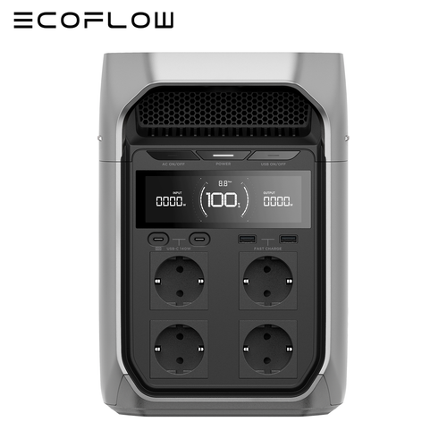 ECOFLOW DELTA 3 Plus Tragbare Powerstation 1024Wh Speicher mit 220W Soalrpanel - Bild 3 von 16