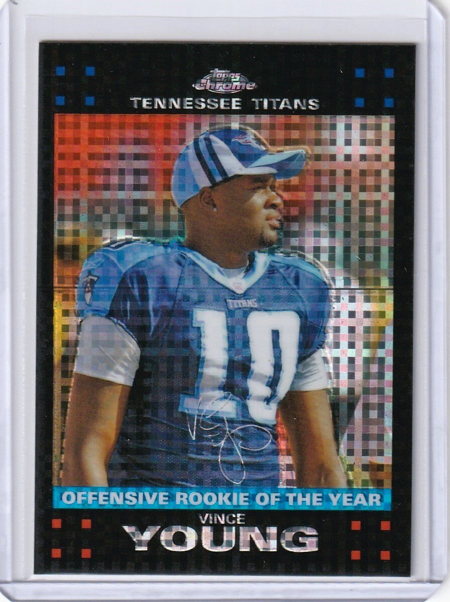 2007 Topps Chrome Award Winners X-Fractor Vince Young #TC107 | eBay