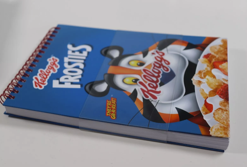 CLAIRE'S KELLOGG'S FROSTIES LARGE SOFT TOY + NOTEPAD NOTEBOOK SET - Picture 10 of 13
