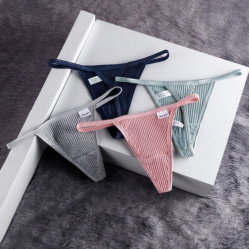 Sexy Women Thongs Cotton G-string Panties Lingerie T back Briefs Underwe + - Picture 10 of 23